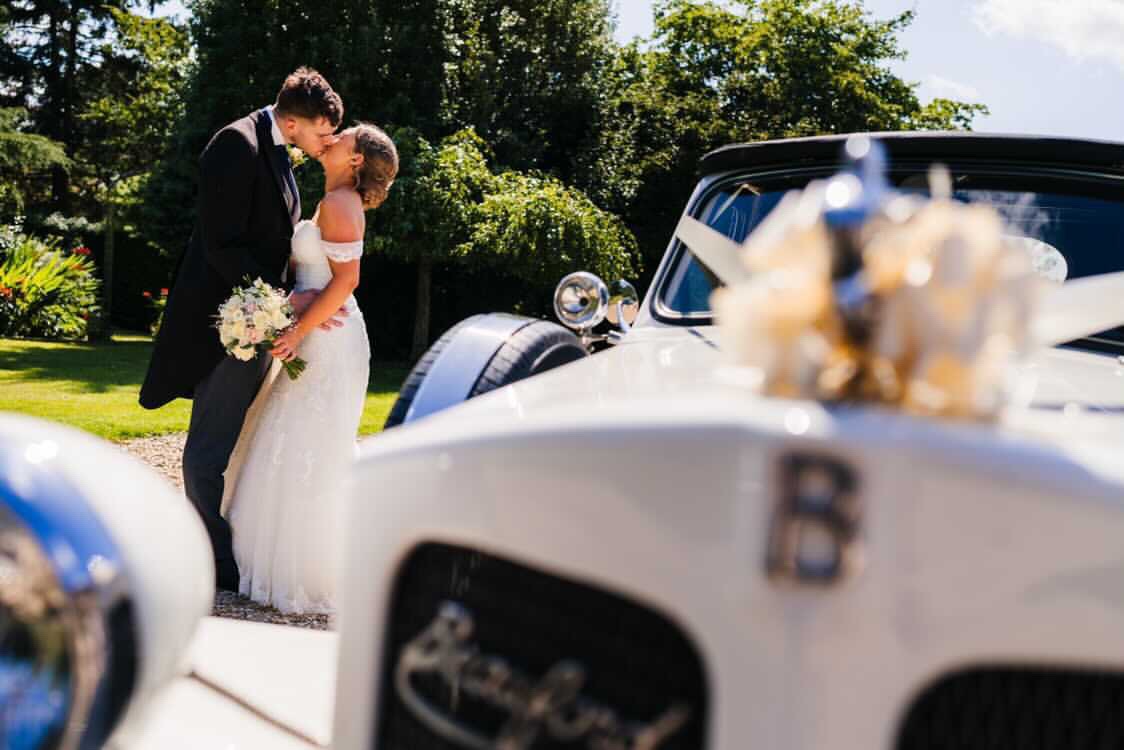 A stolen kiss with Bonnie at Shottle Hall, Derbyshire